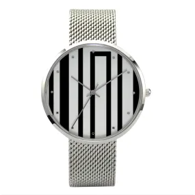 30 Meters Waterproof Quartz Fashion Watch With Casual Stainless Steel Band